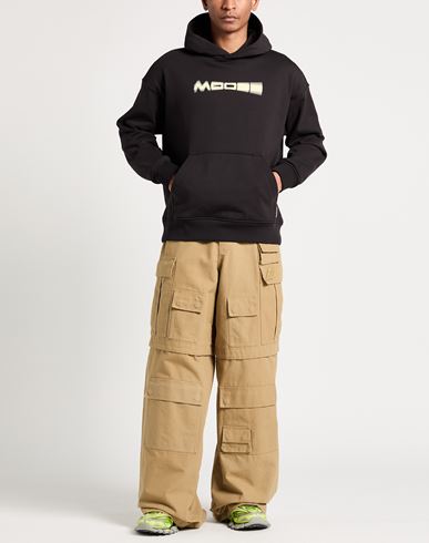 Man Sweatshirt Black Size L Cotton