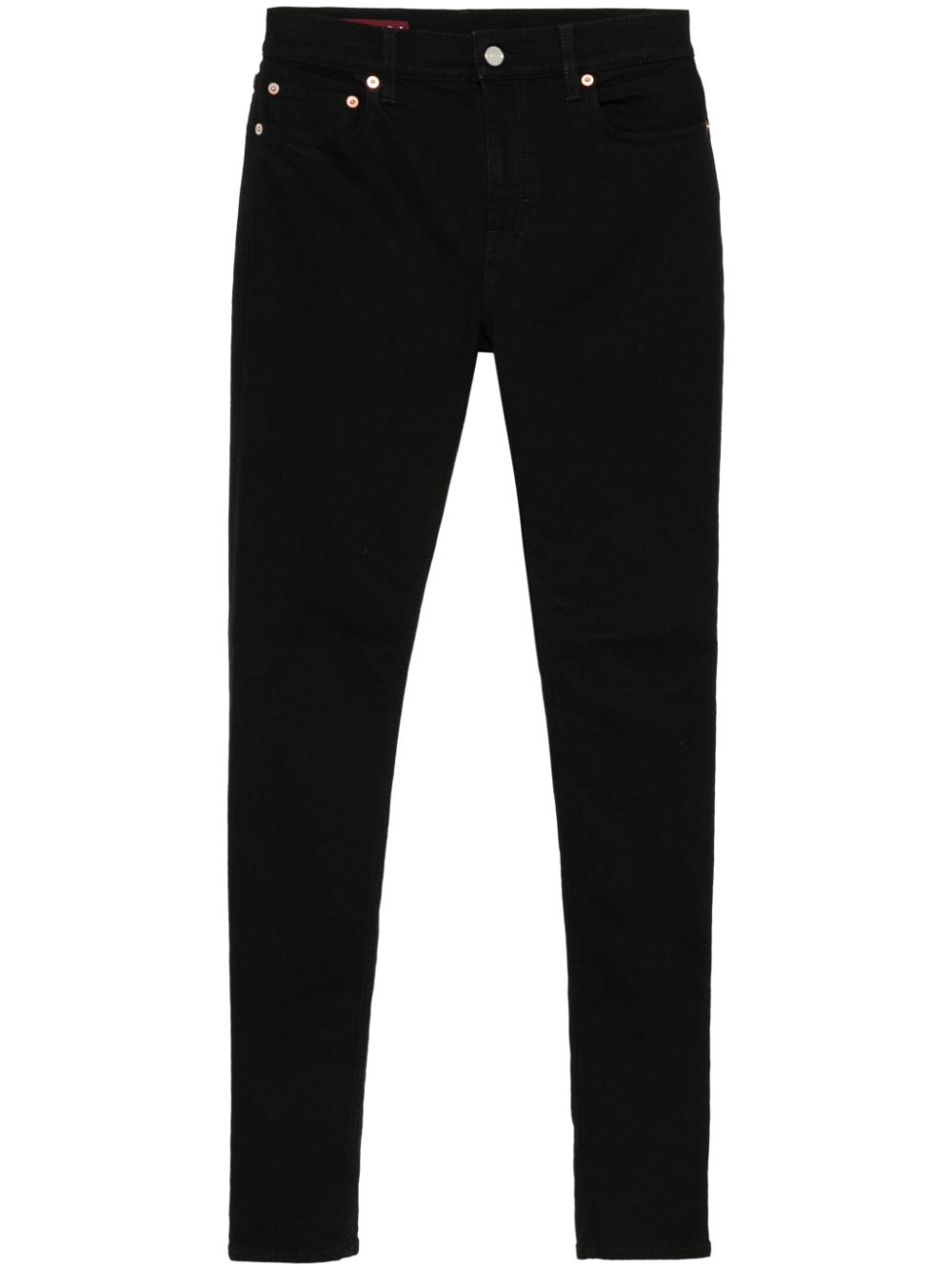Logo-patch jeans - Black