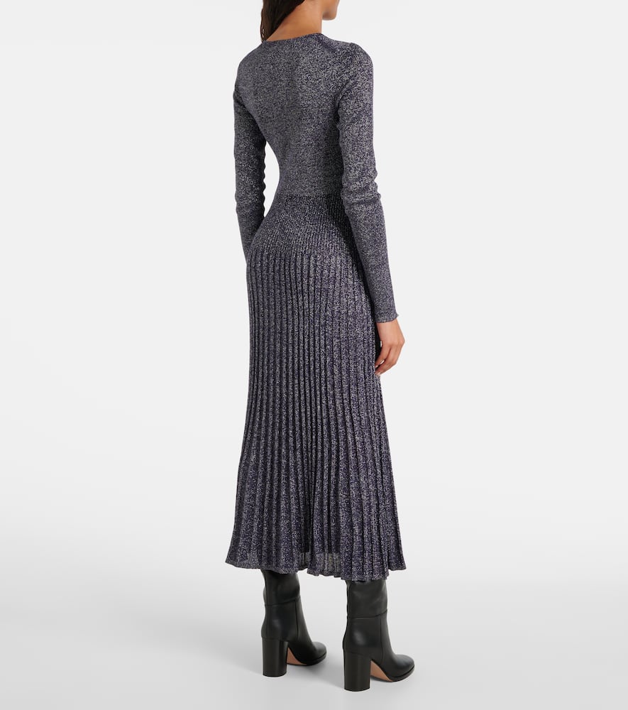 Lurex sweater dress