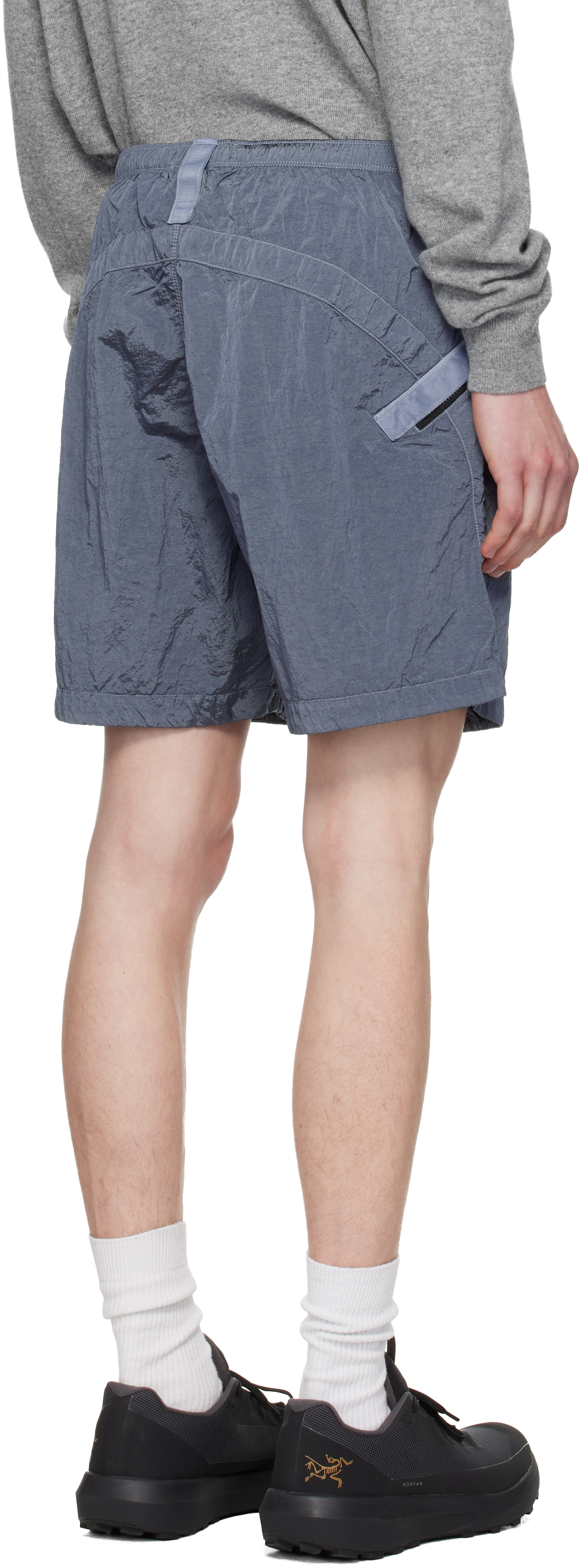 Blue 1200038 Nylon Metal ECONYL Shorts