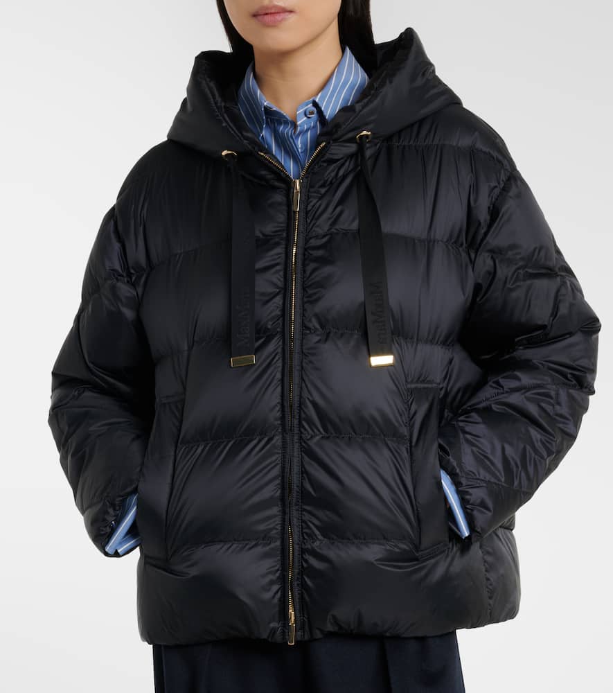 Cube Line quilted down jacket