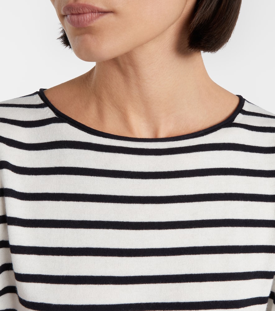 Cotton, silk, and cashmere sweater