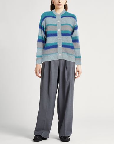 Daniele Fiesoli Collezione N_01 Woman Cardigan Grey Size S Wool, Polyamide, Elastane