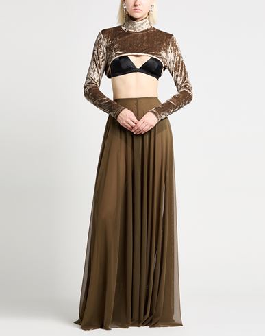 Pièce. Woman Top Taupe Size 6 Viscose, Polyester, Elastane
