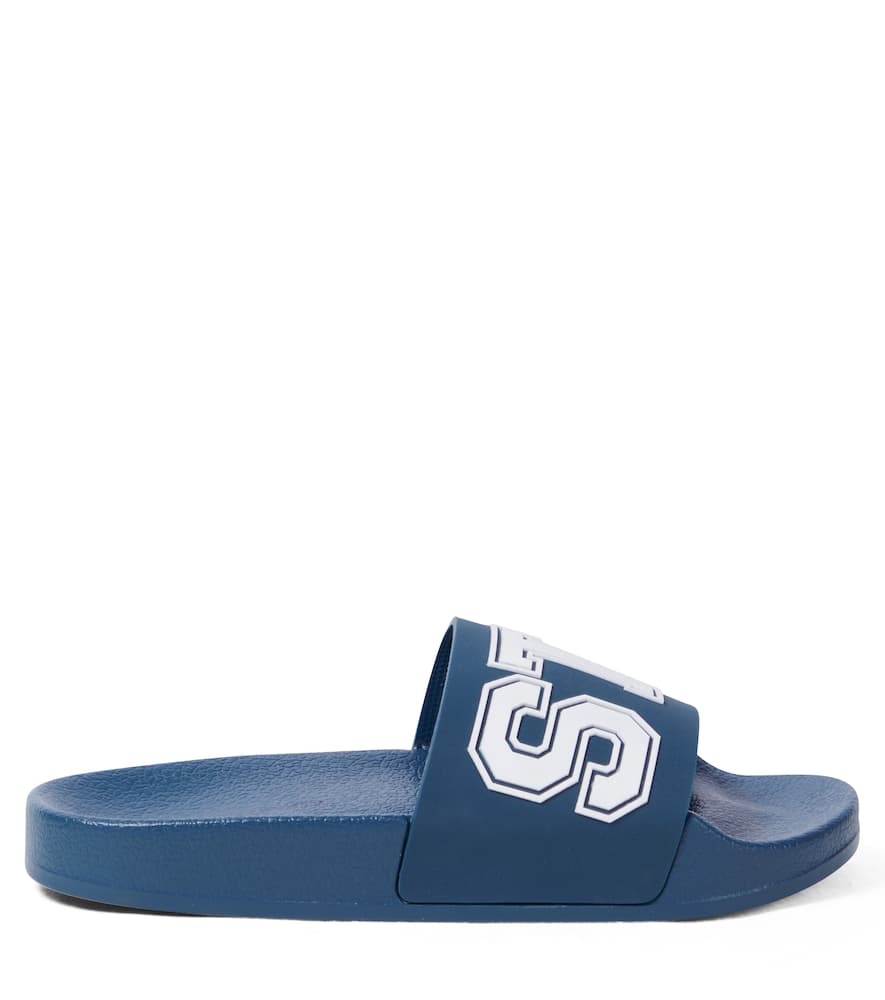 Stella McCartney Kids Faux leather slides