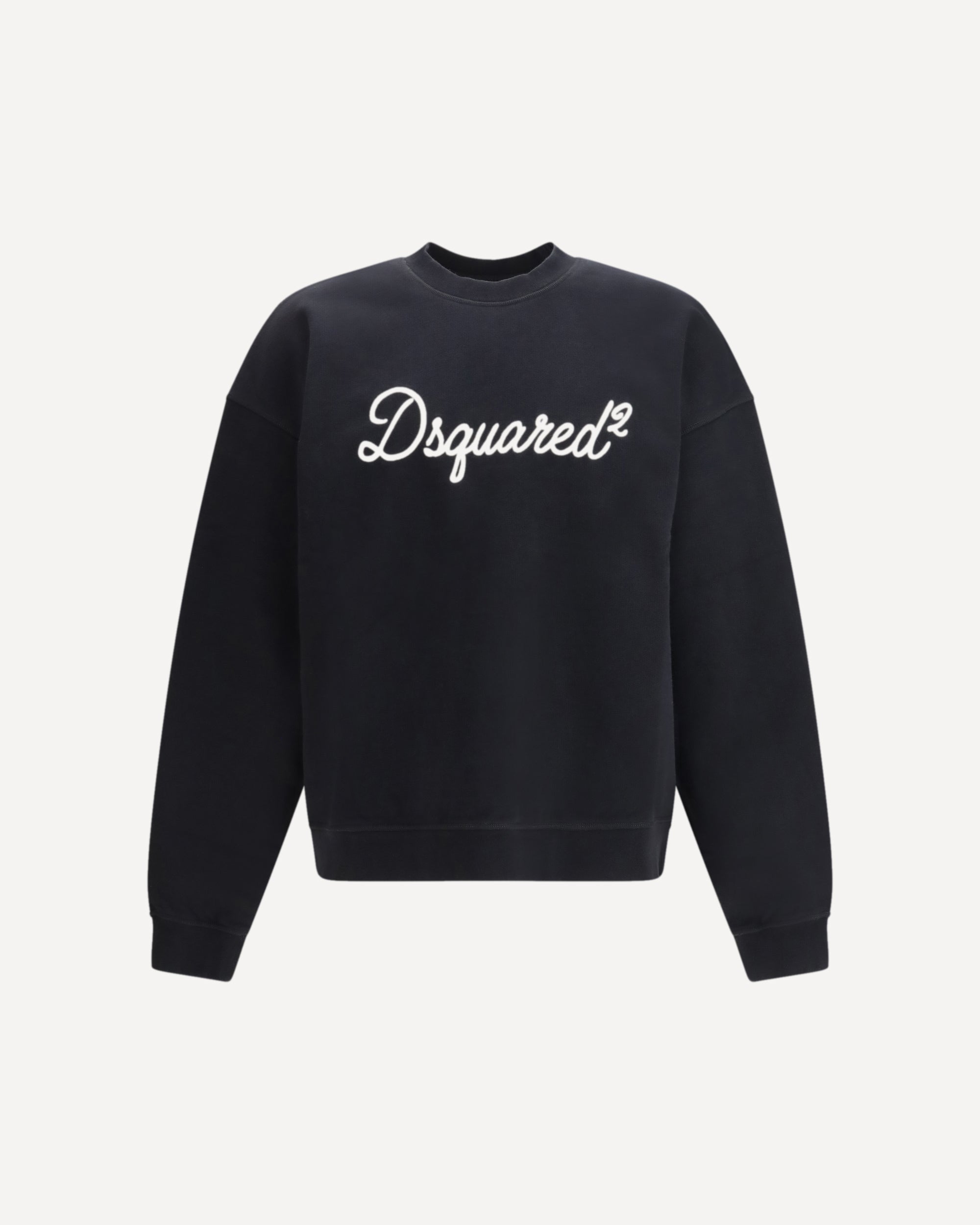 Cotton crewneck Sweatshirt with logo Male M