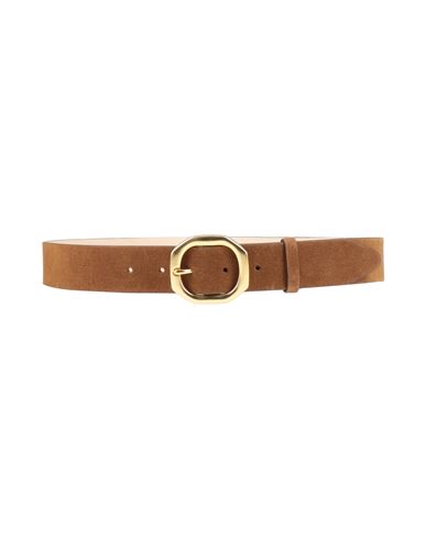 Woman Belt Tan Size S Leather