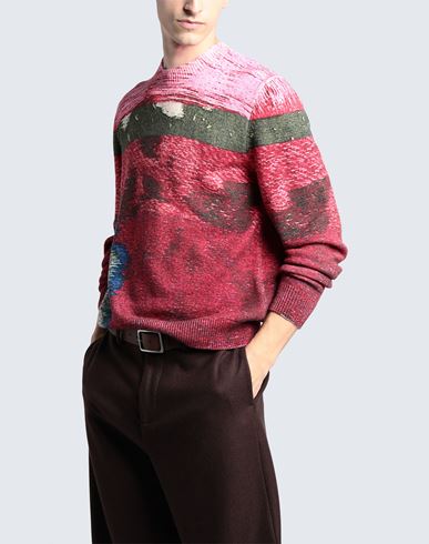 Dunhill Man Sweater Fuchsia Size S Wool
