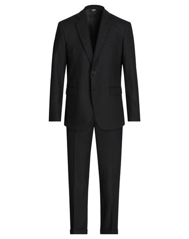 Man Suit Black Size 38 Virgin Wool