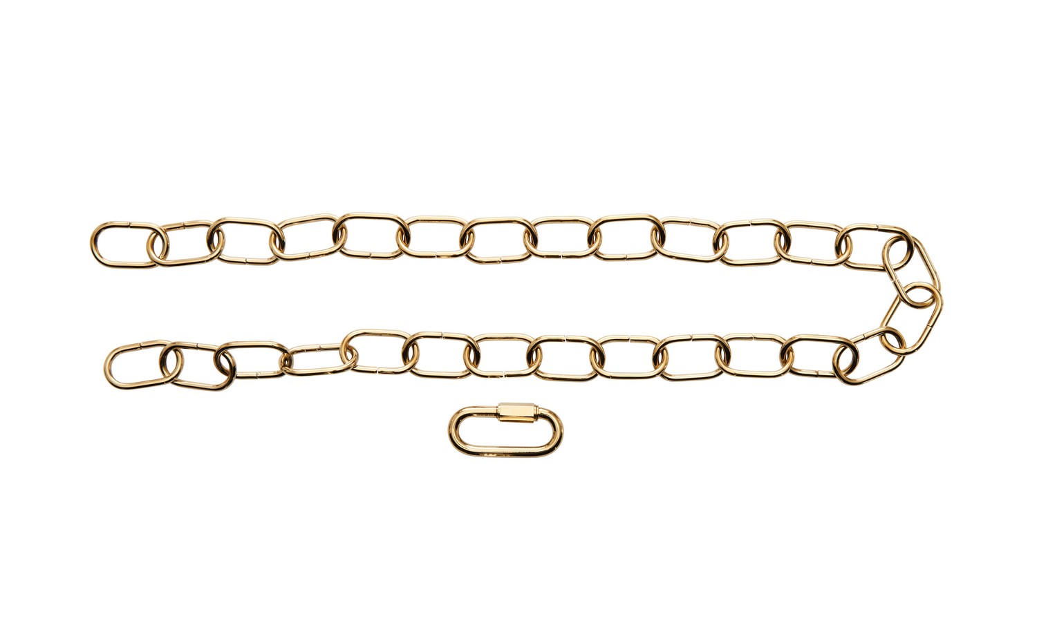 Accessory 36" Chain Standard Gauge in Polished Bra