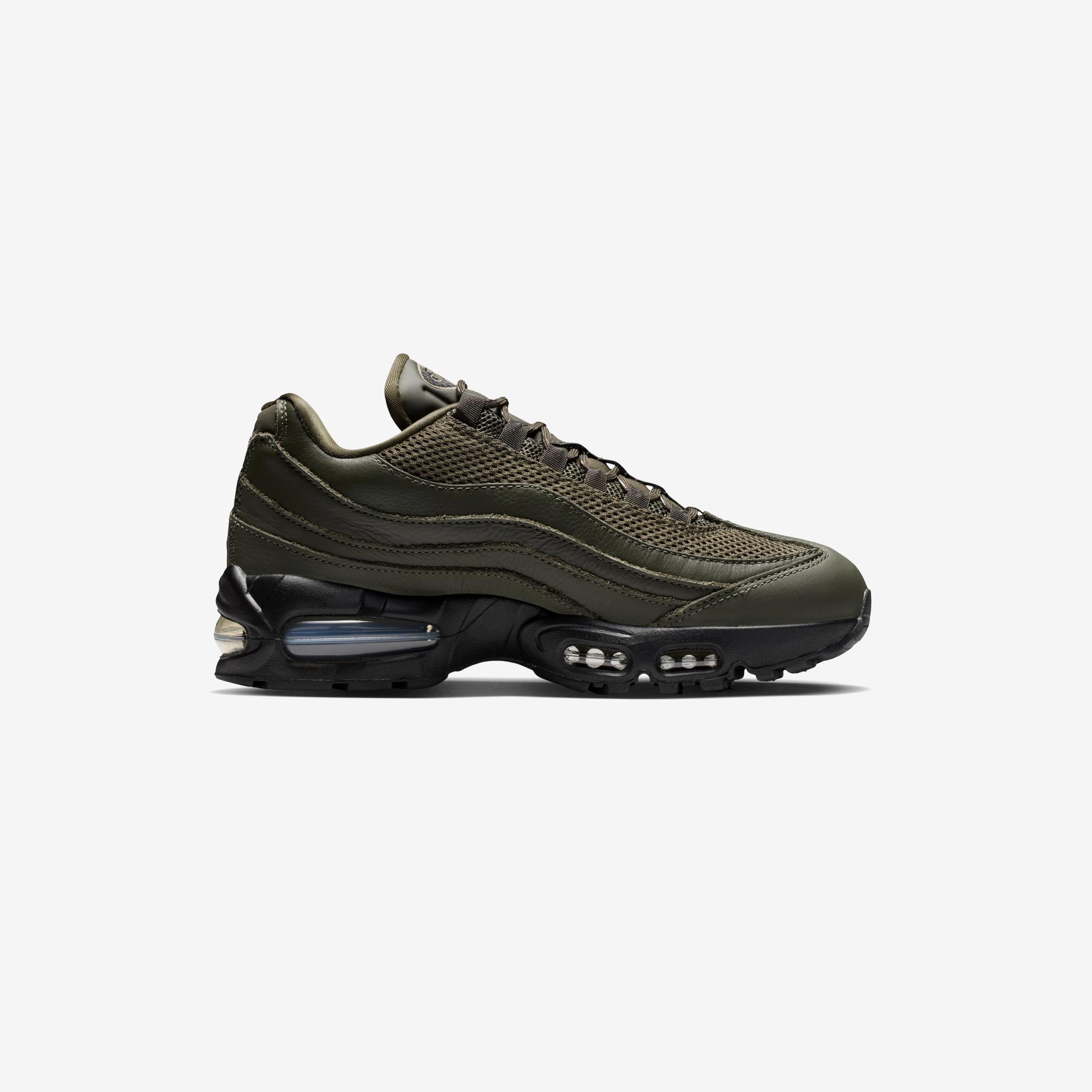 Nike Wmns Air Max 95 Big Bubble "Jewel Swoosh" - CARGO KHAKI/MEDIUM OLIVE-BLACK - female