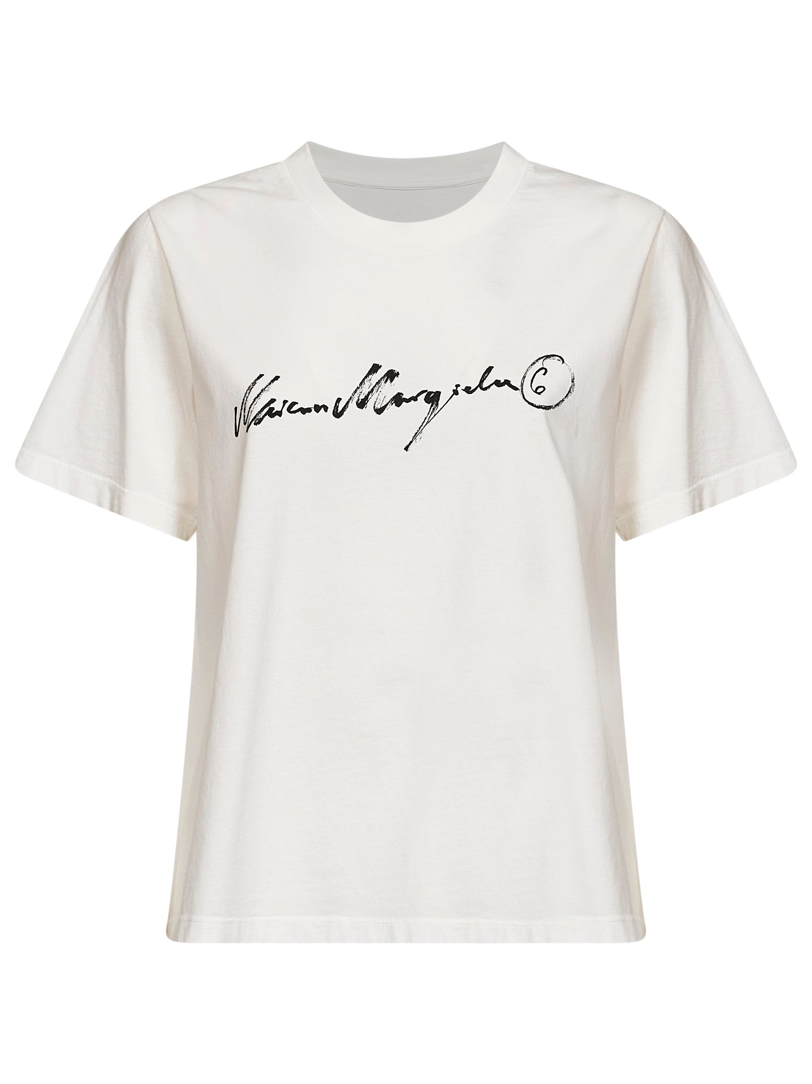 Logo-Print Jersey T-Shirt — White