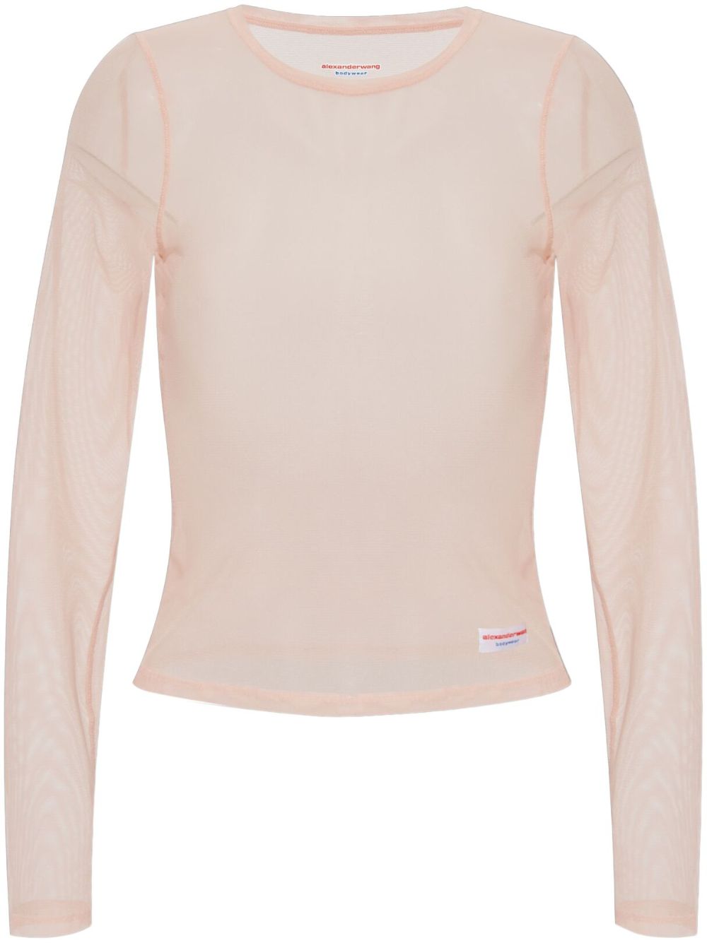 Semi-sheer lingerie top - Pink