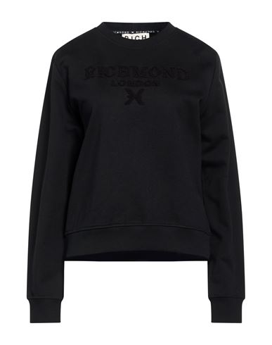Woman Sweatshirt Black Size S Cotton