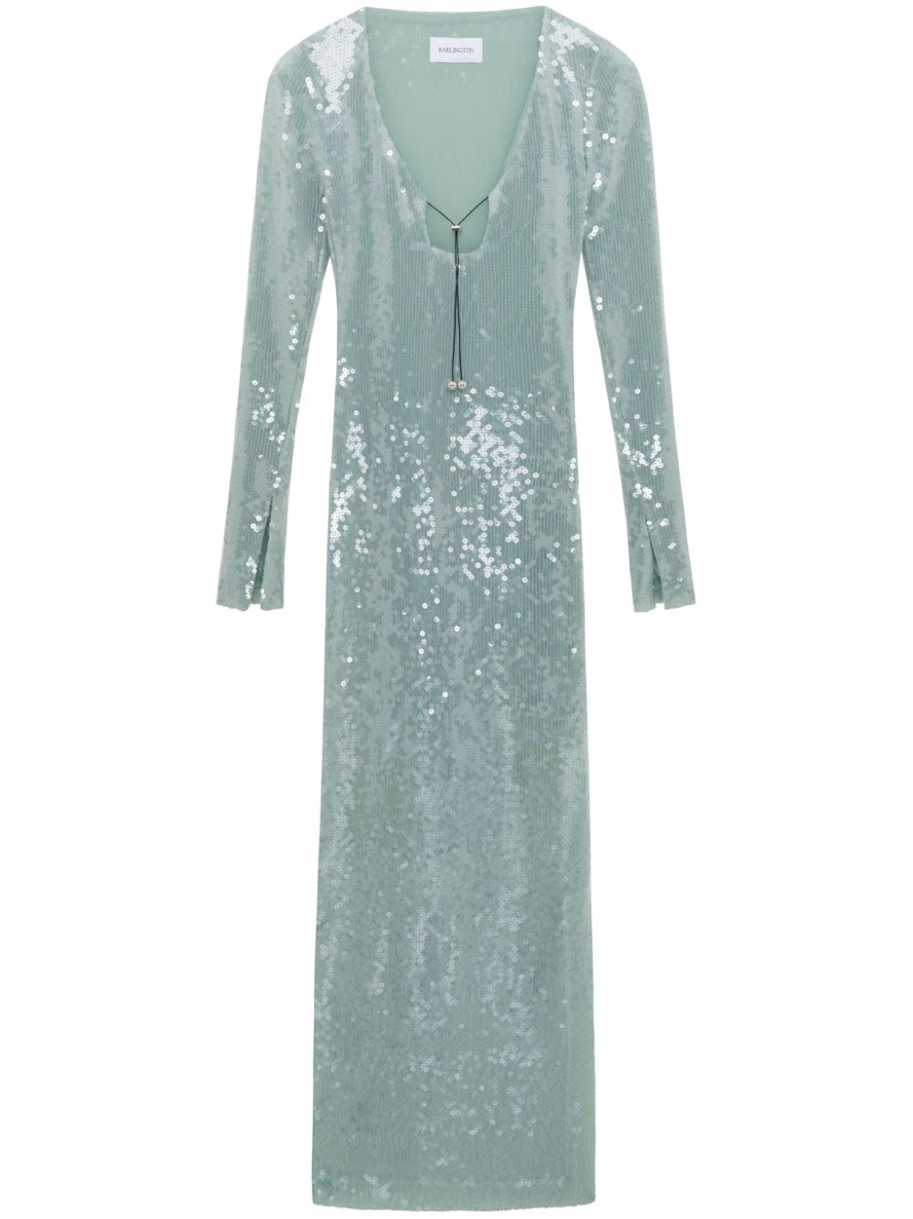 Solaria sequin-embellished midi dress - Blue