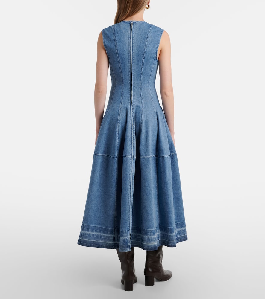 Bowen denim maxi dress