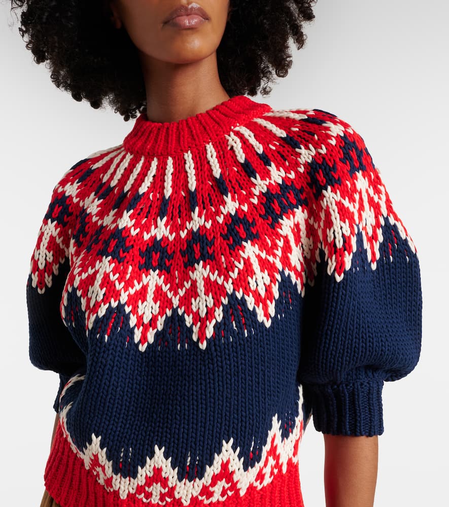 Marty Fair Isle cotton sweater