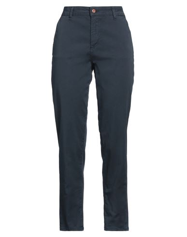 Cigala's Woman Pants Midnight blue Size 25 Cotton, Elastane