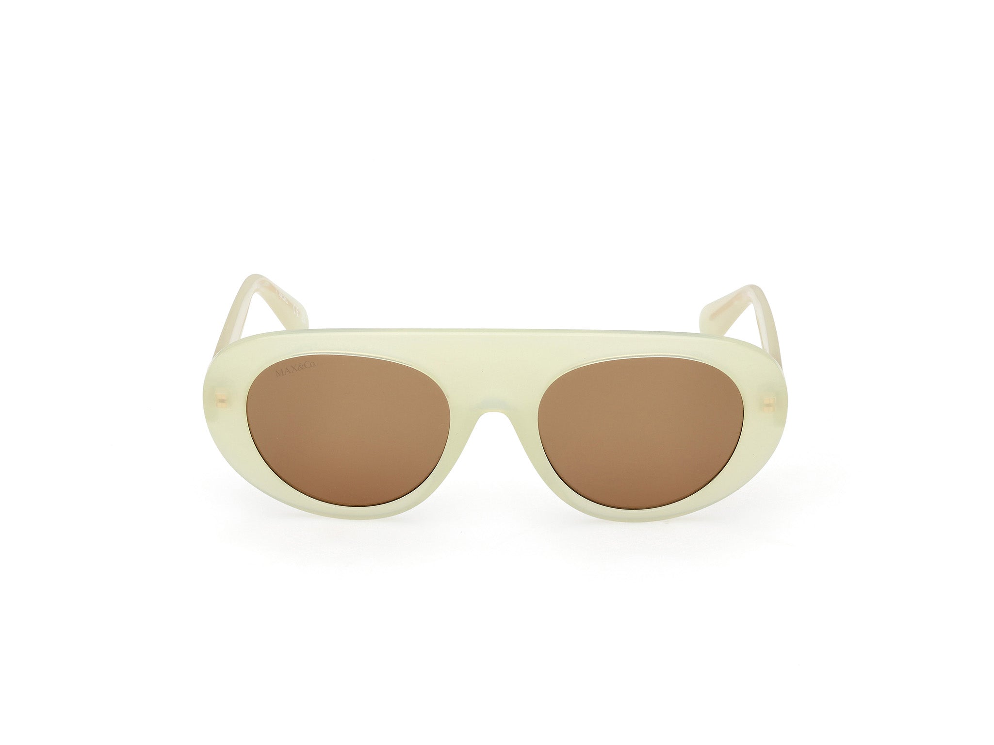 MAX&Co Mujer MAX&Co MO0148 39J Gafas de sol Inyectado Amarillo roviex Redonda Norma