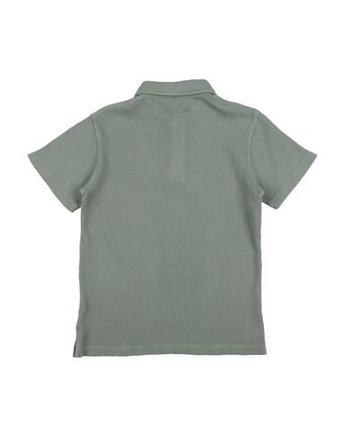 Kid Boy Polo shirt Sage green Size 10 Cotton
