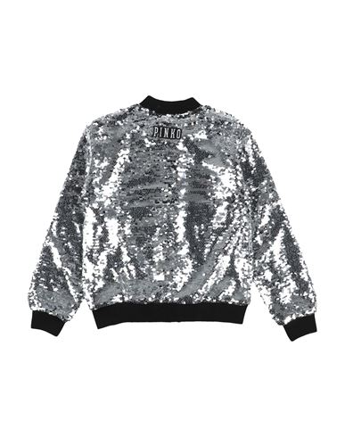 Kid Girl Jacket Silver Size 10 Polyester