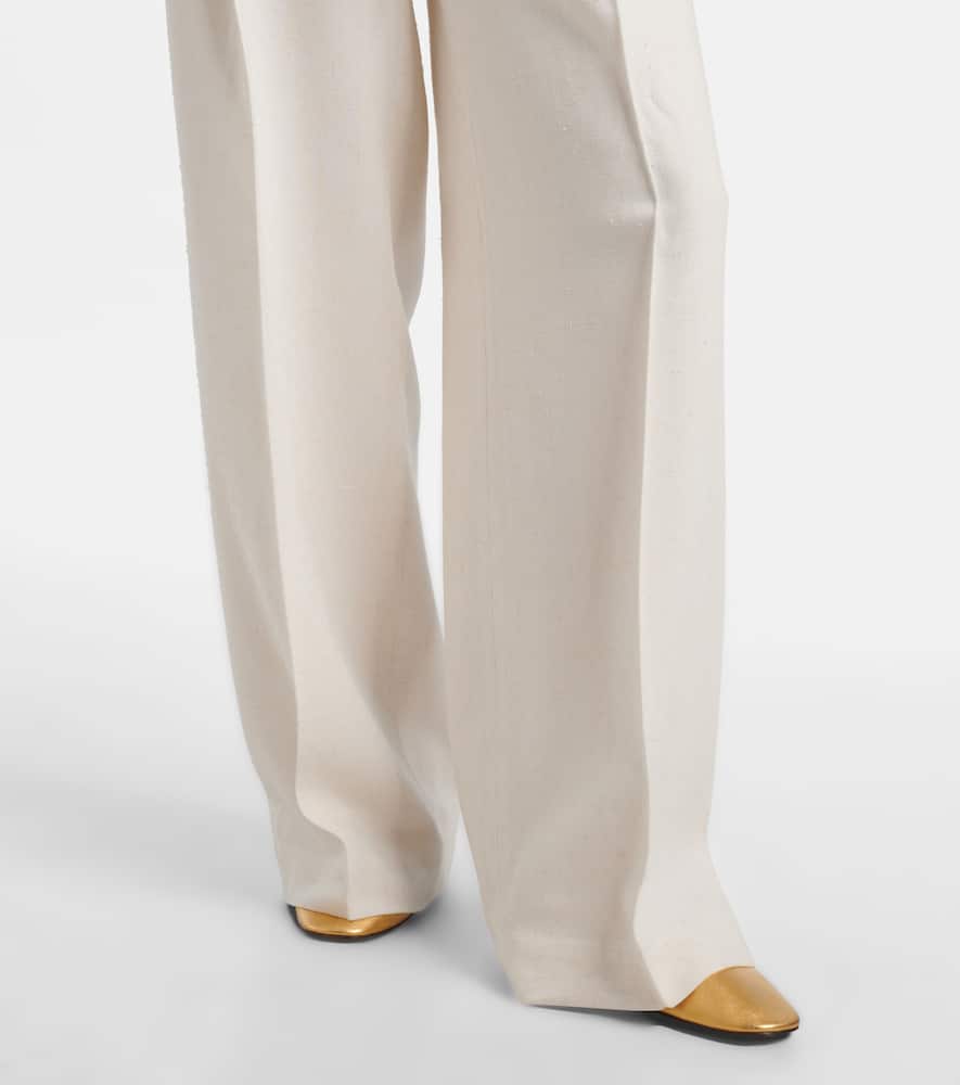 Róhe High-rise wide-leg pants