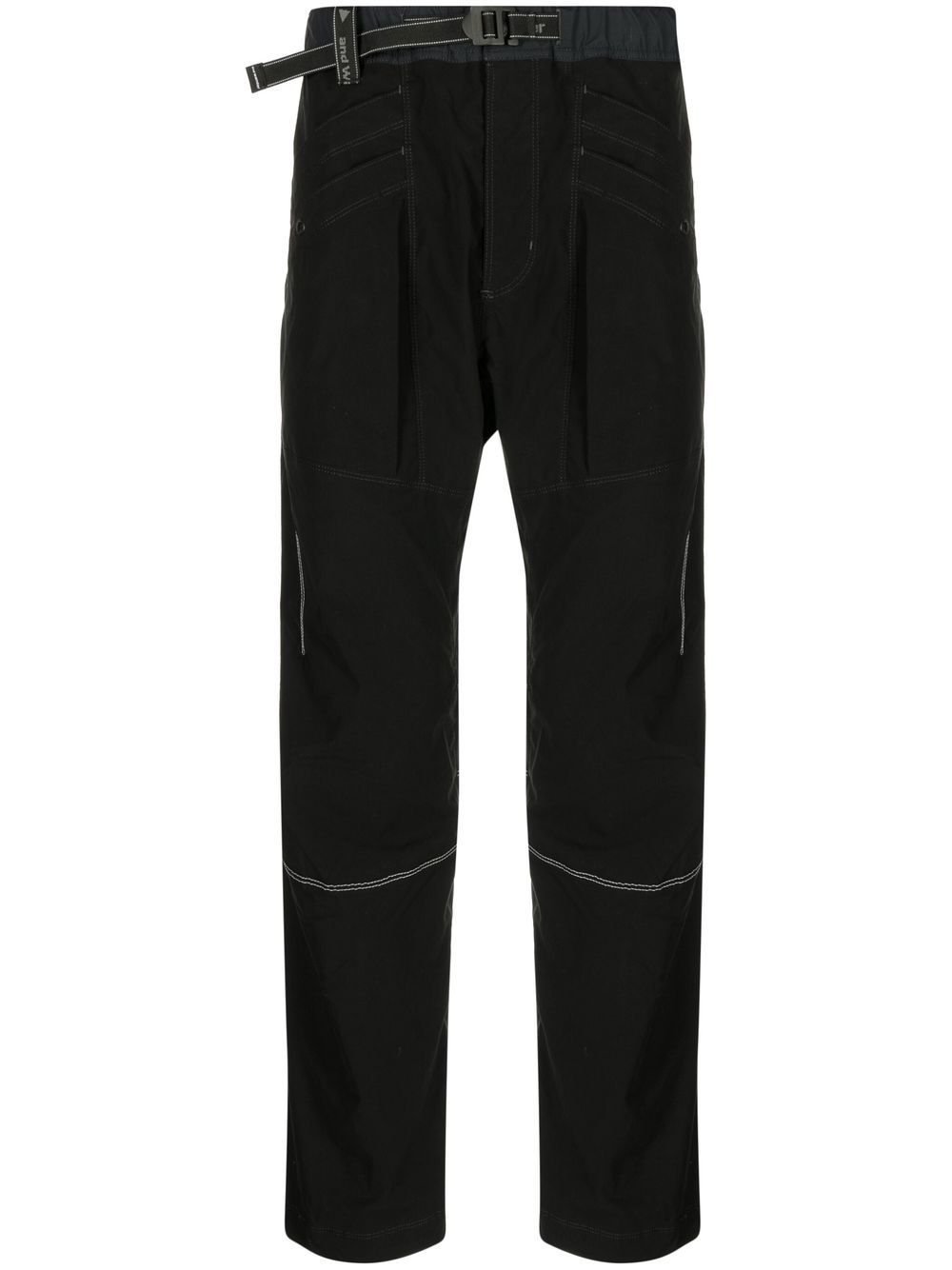 Straight-leg trousers - Black