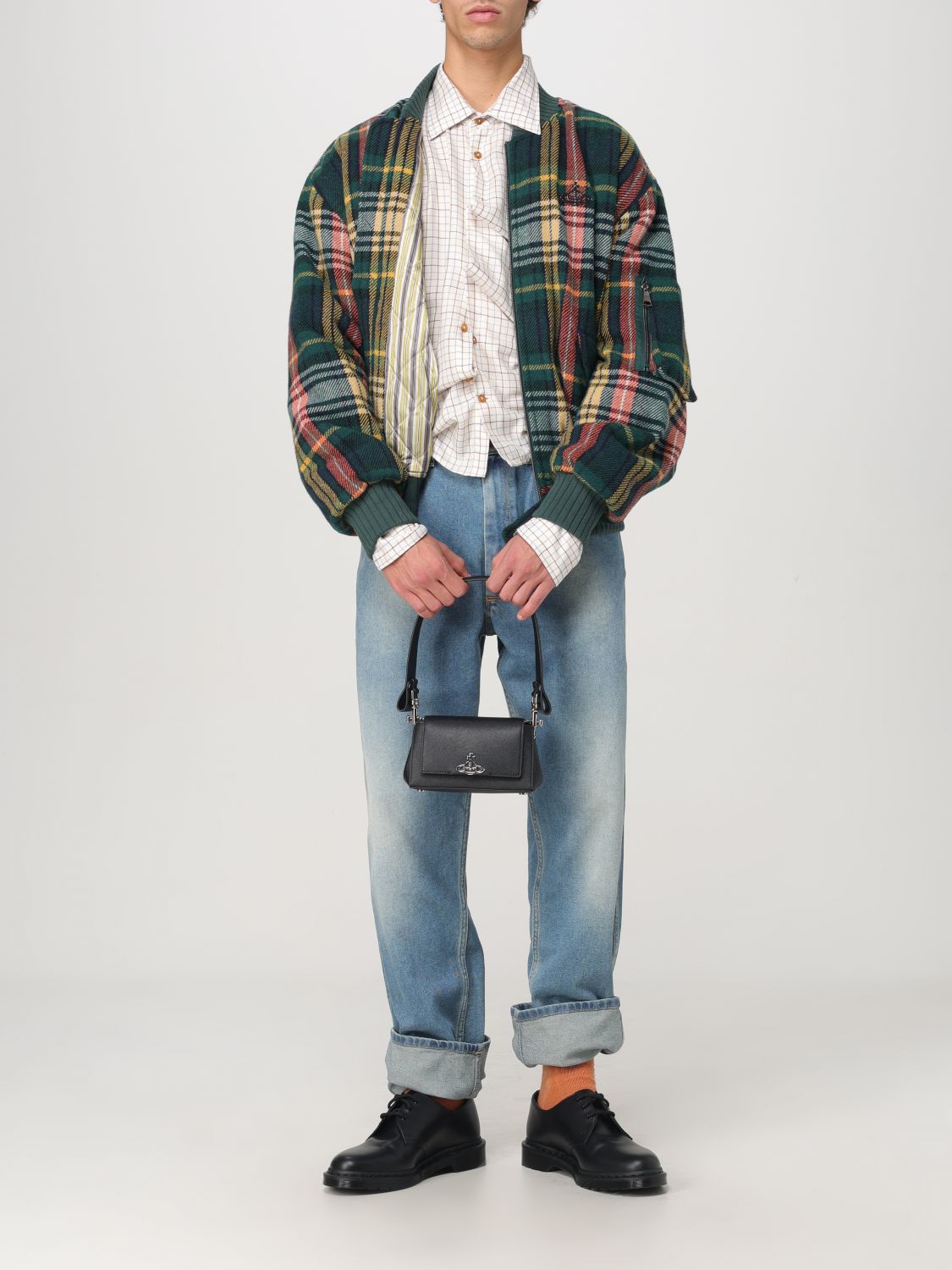 Cotton straight jeans - Blue