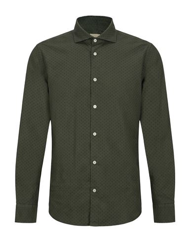 Man Shirt Dark green Size 15 ¾ Cotton
