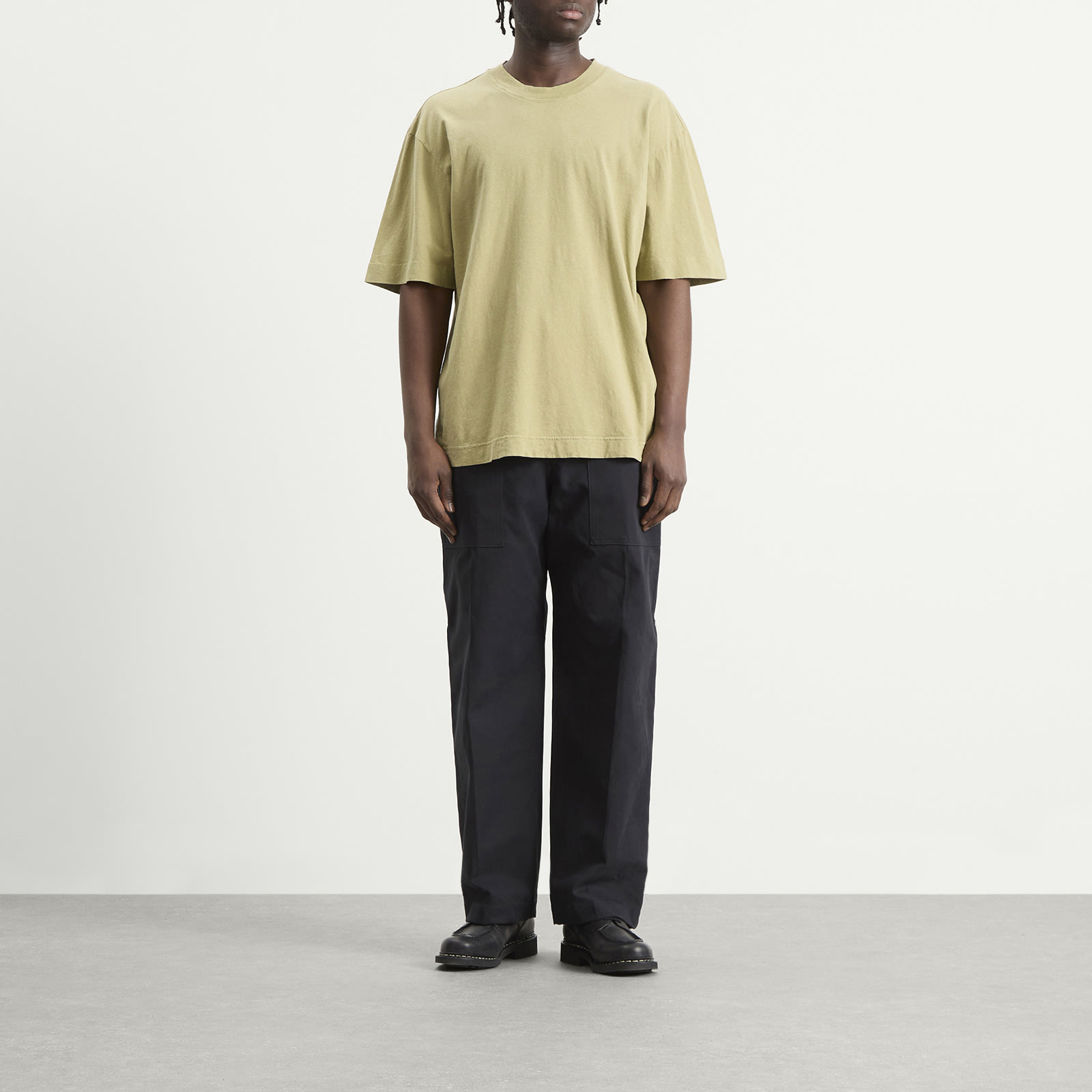 Men's Simple T-Shirt in Pale Green