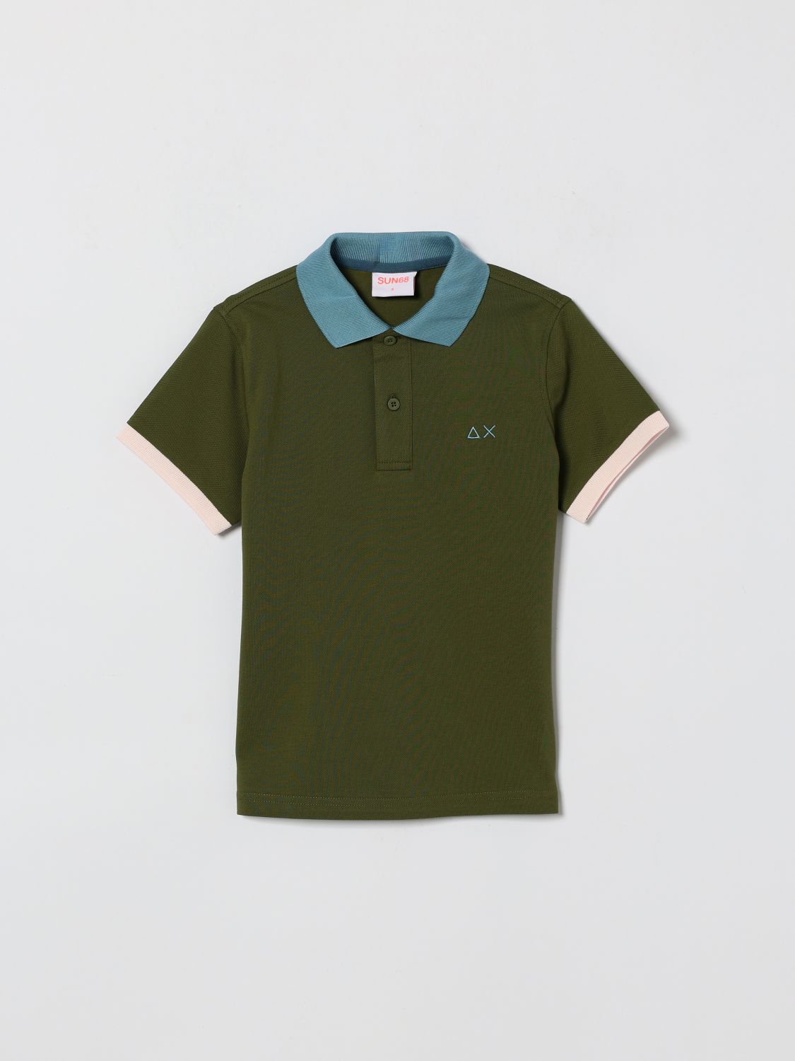Polo Shirt Kids color Green