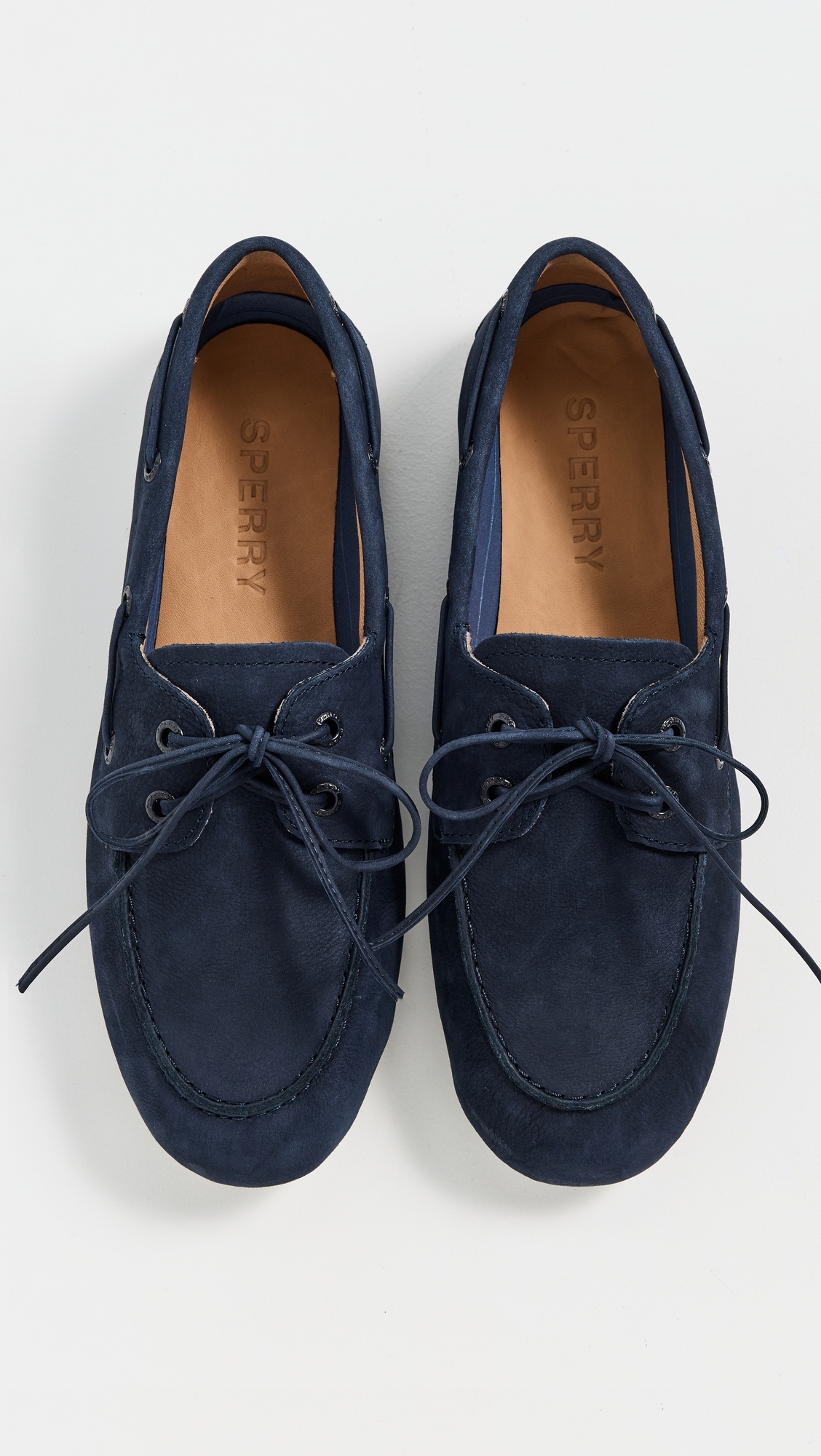 Sperry Slim Boat Shoes Navy