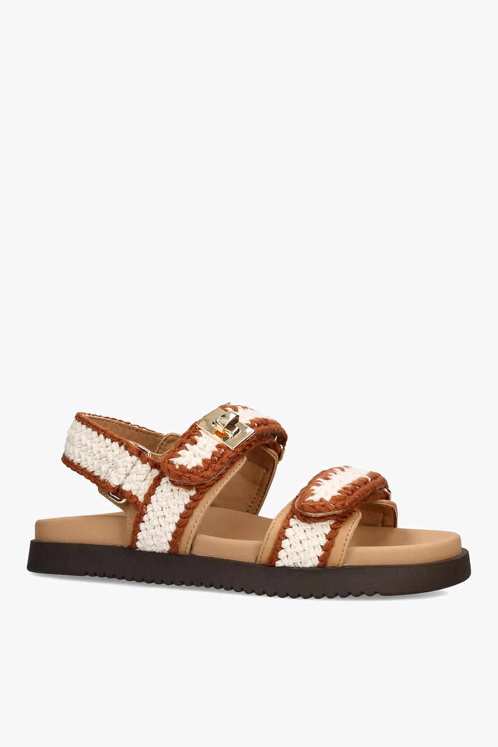 STEVE MADDEN Women's 'Mona Sandal Tan' Sandals in Light Brown