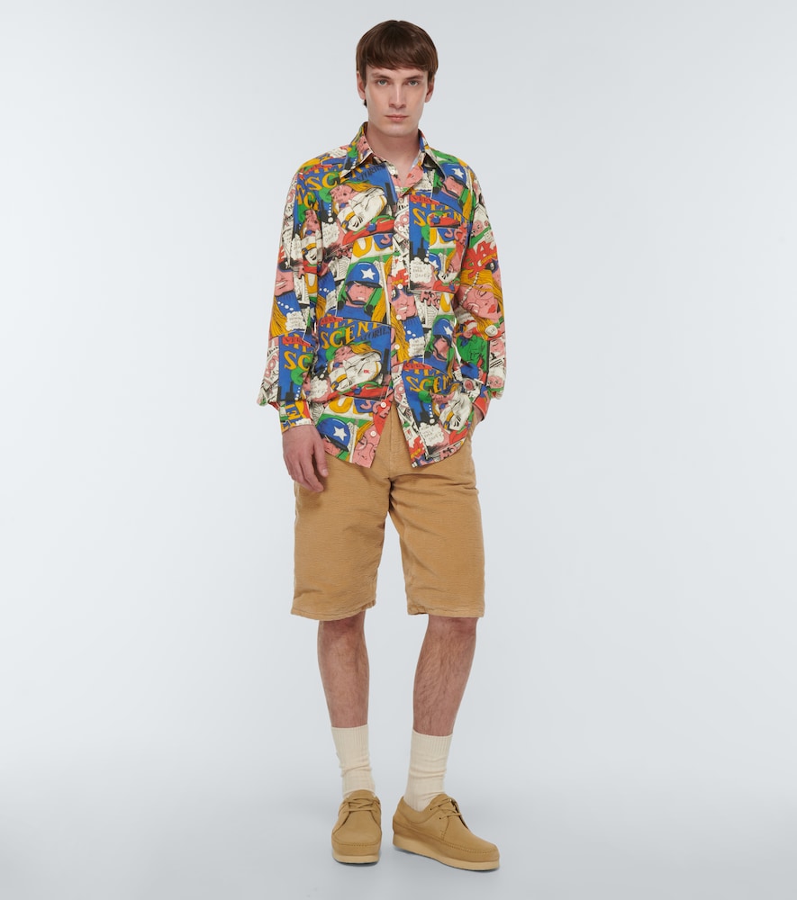 Printed cotton shirt