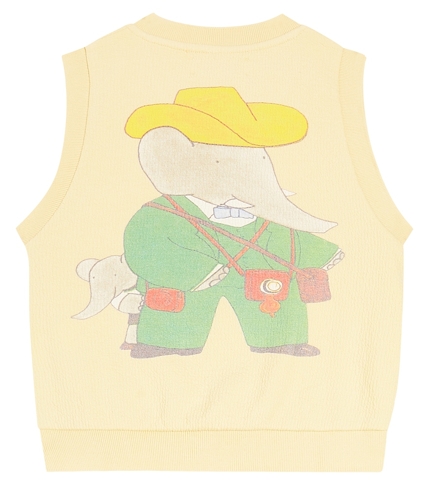 X Babar cotton sweater vest
