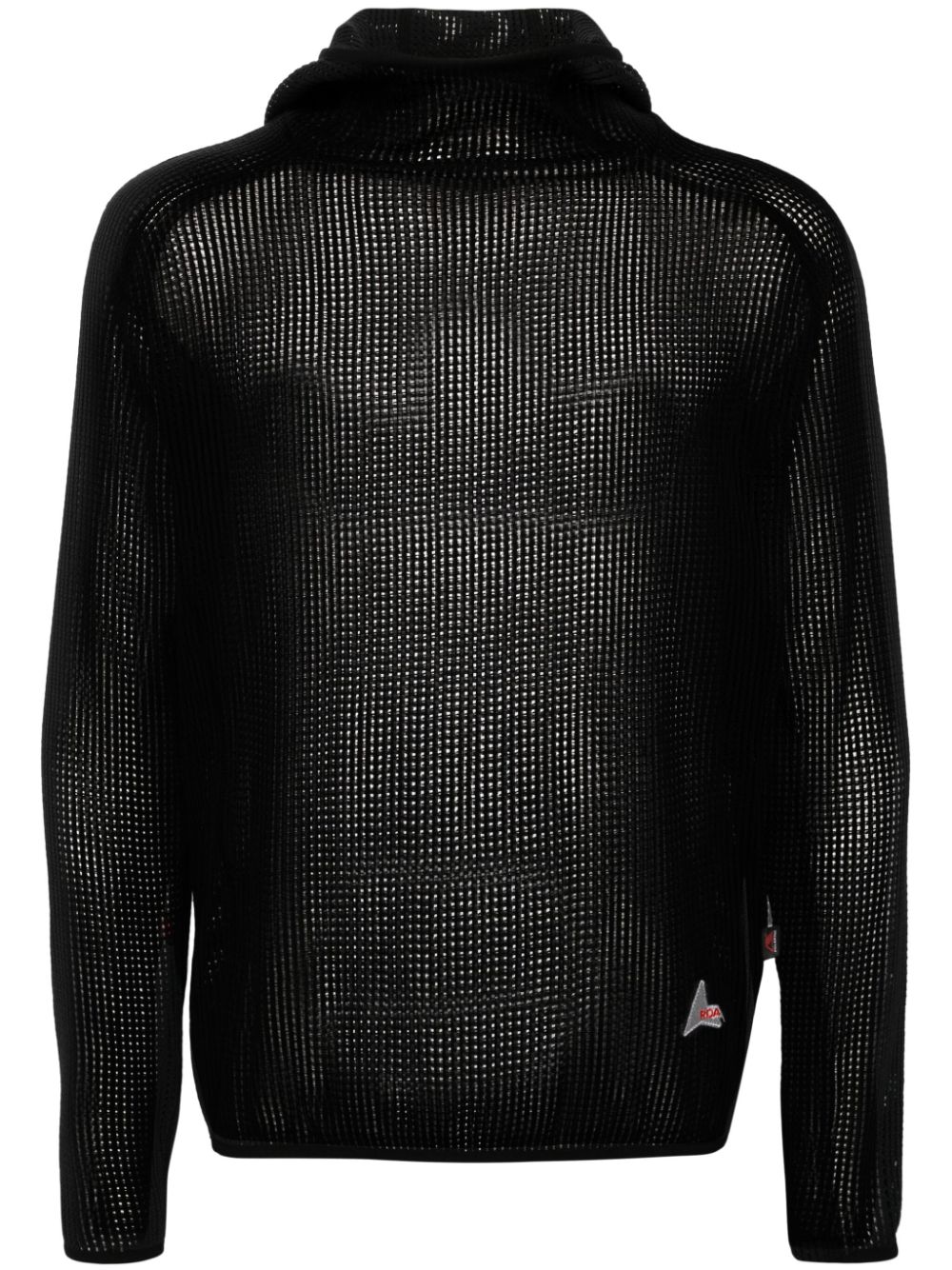 Logo patch hoodie - Black
