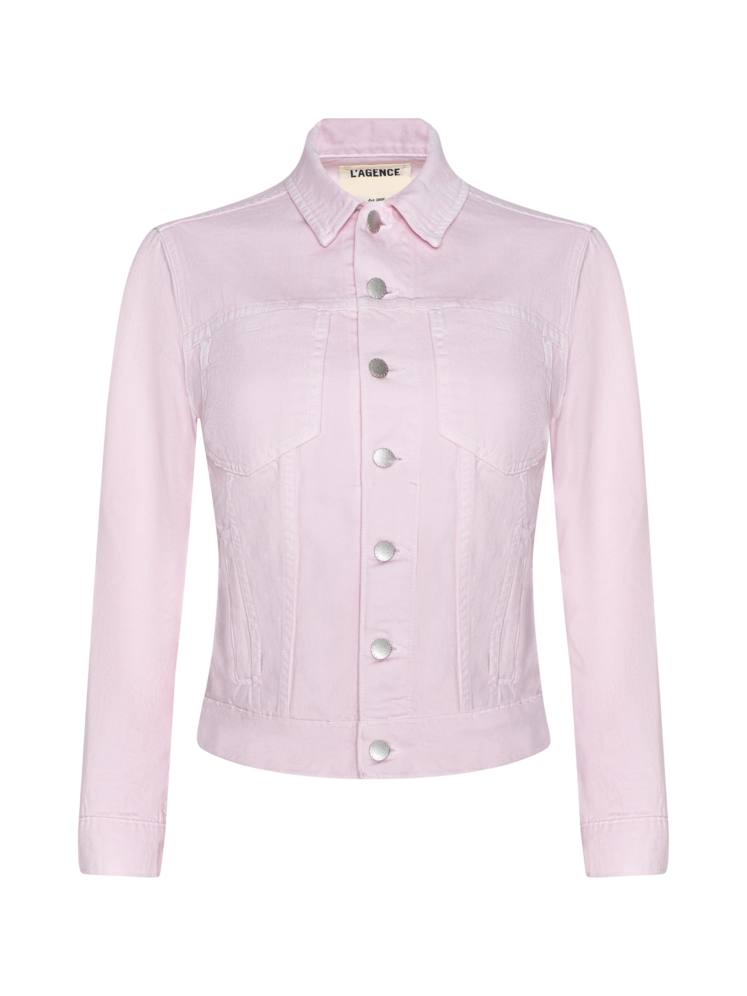 Celine Jean Jacket In Icy Lilac