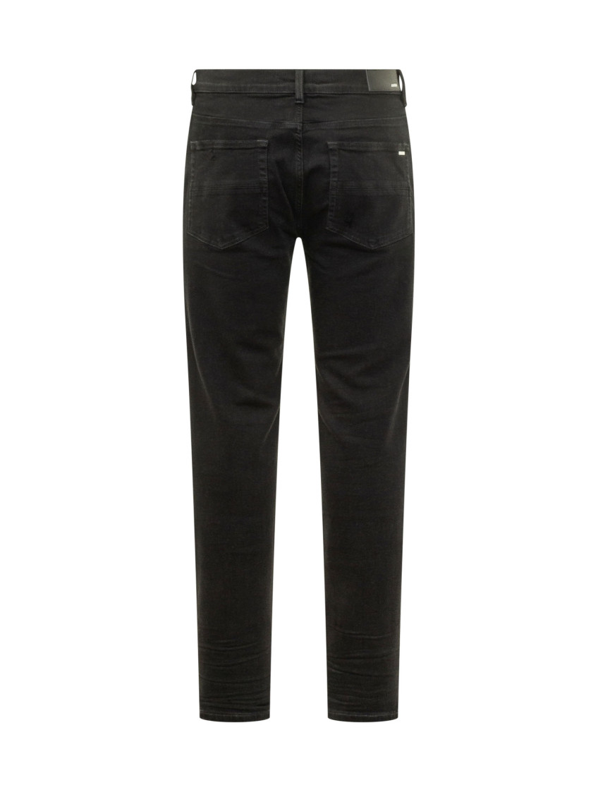 Stacked-hem Jeans