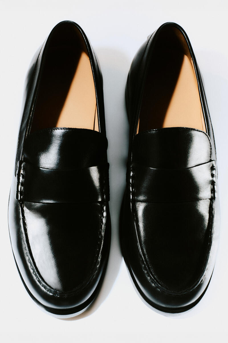 Leather Penny Loafers
