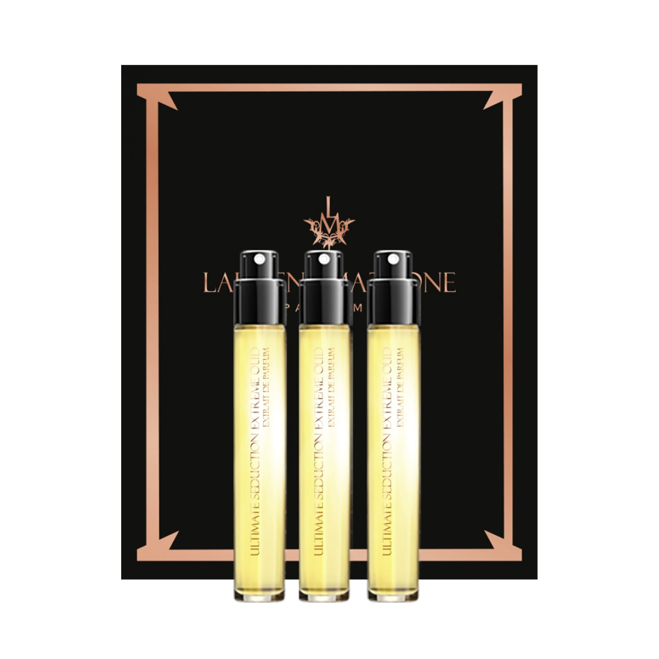 Laurent Mazzone Ultimate Seduction Oud Extrait de Parfum Unisex 3 Pieces — Extrait de Parfu