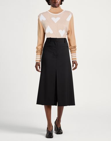 Love To Love Woman Turtleneck Sand Size L Merino Wool, Acrylic
