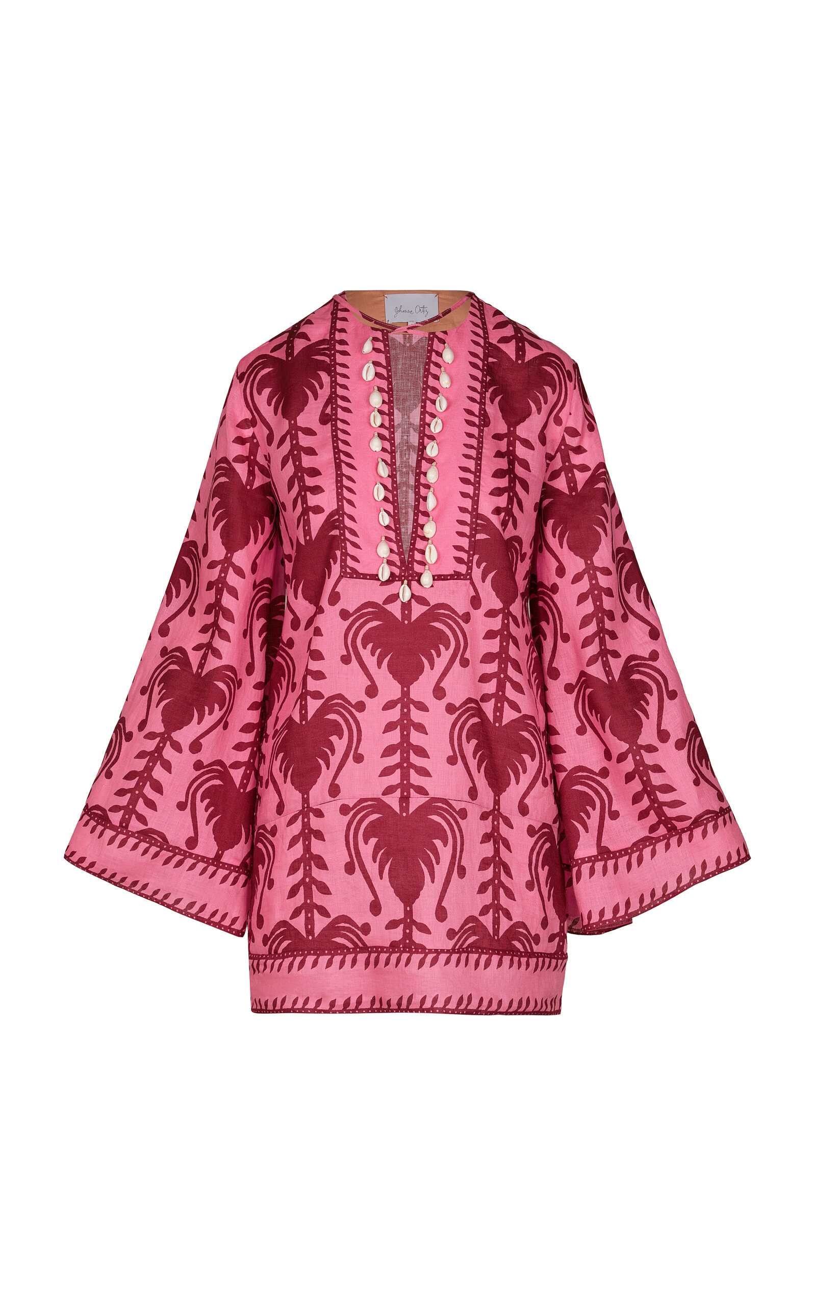 Wild Savannah Printed Linen Mini Dress