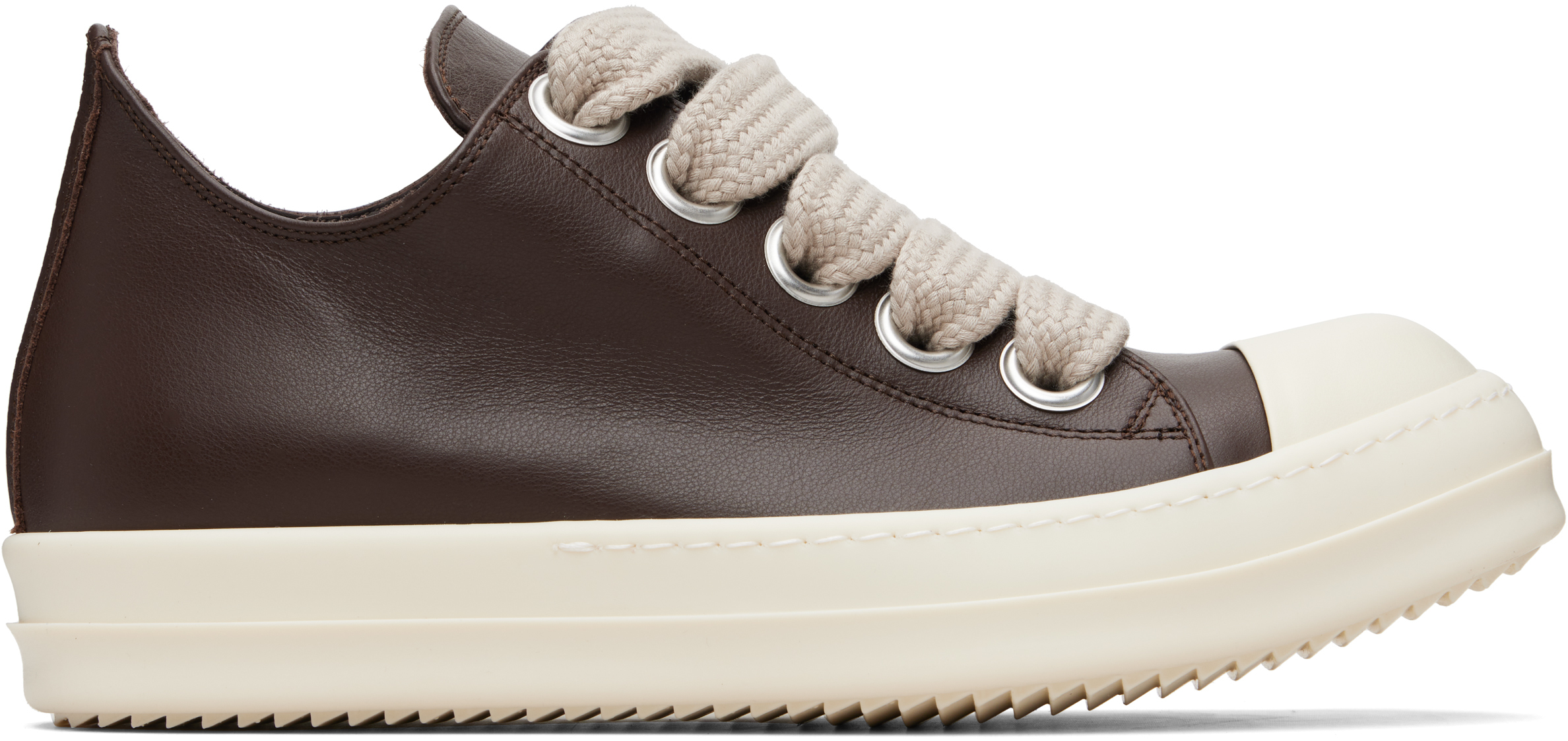 Brown Temple Jumbolace Low Sneakers