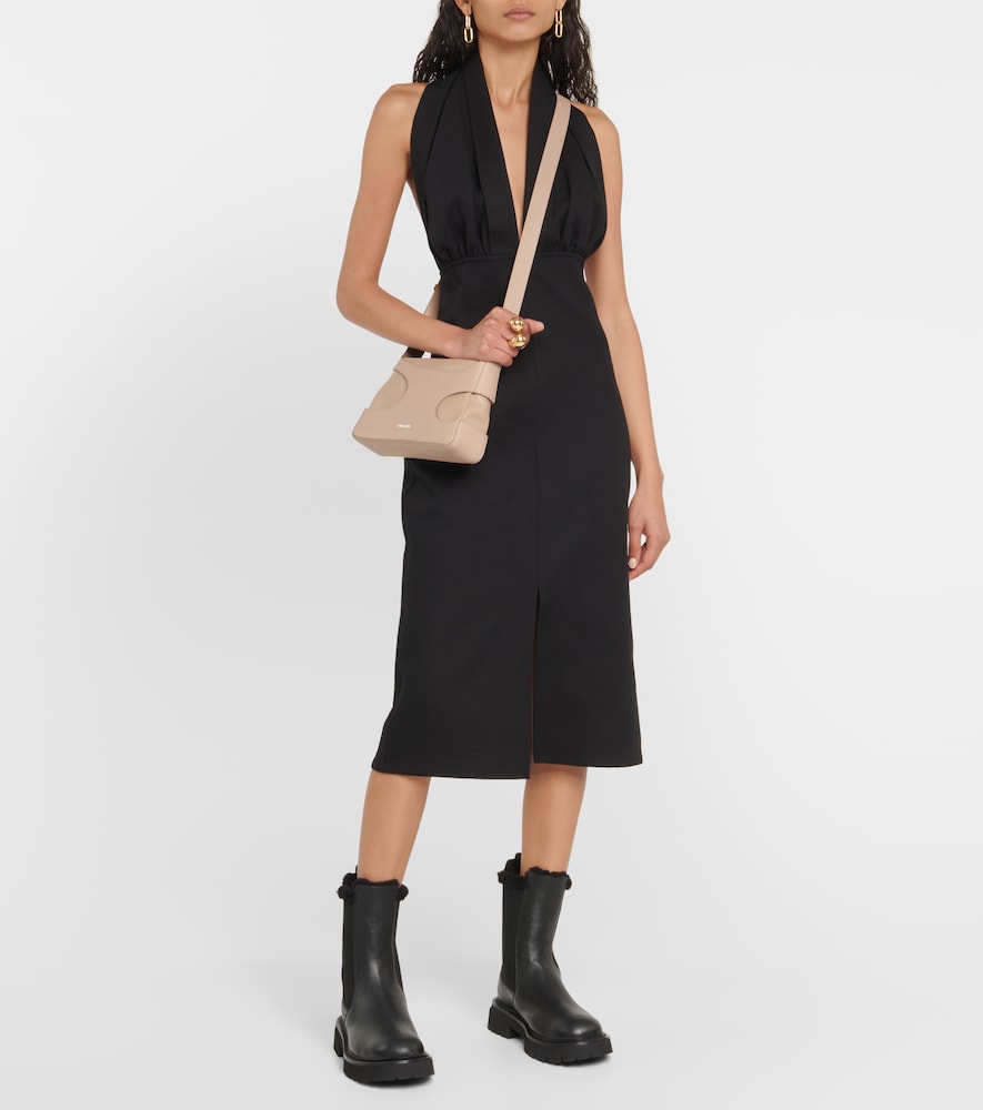 Leather ankle boots
