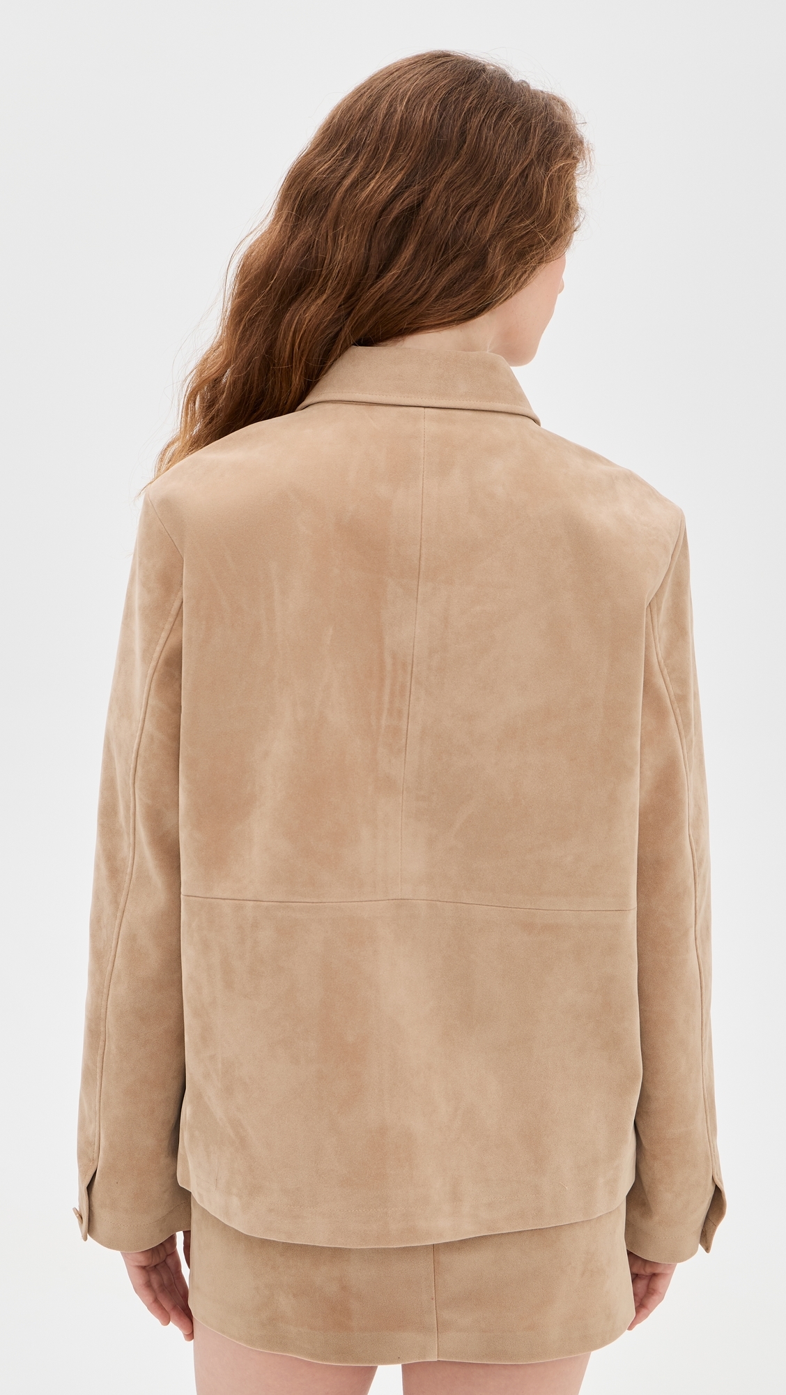 The Vegan Suede Chore Coat Camel