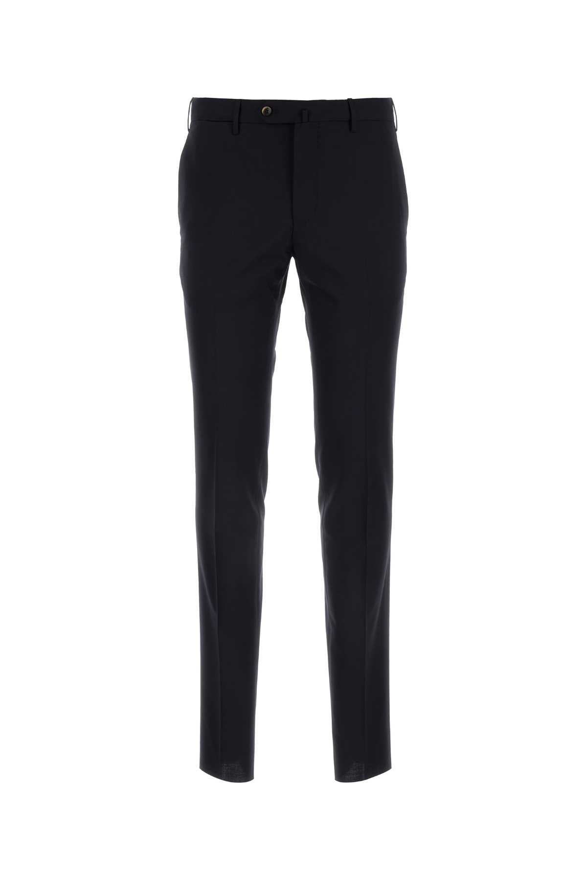 Stretch Wool Trousers — Blue