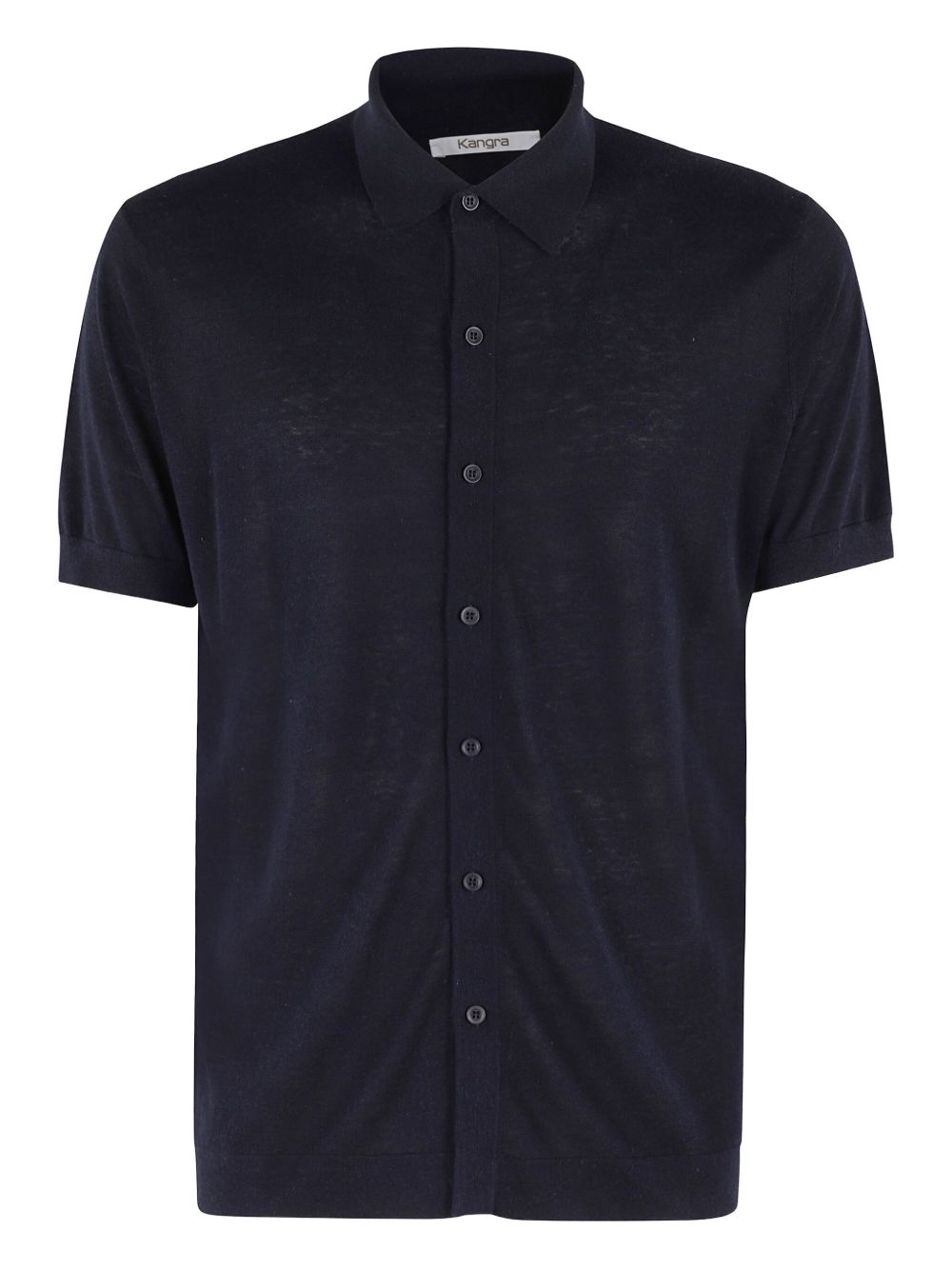 Silk-blend shirt - 00038 BLU