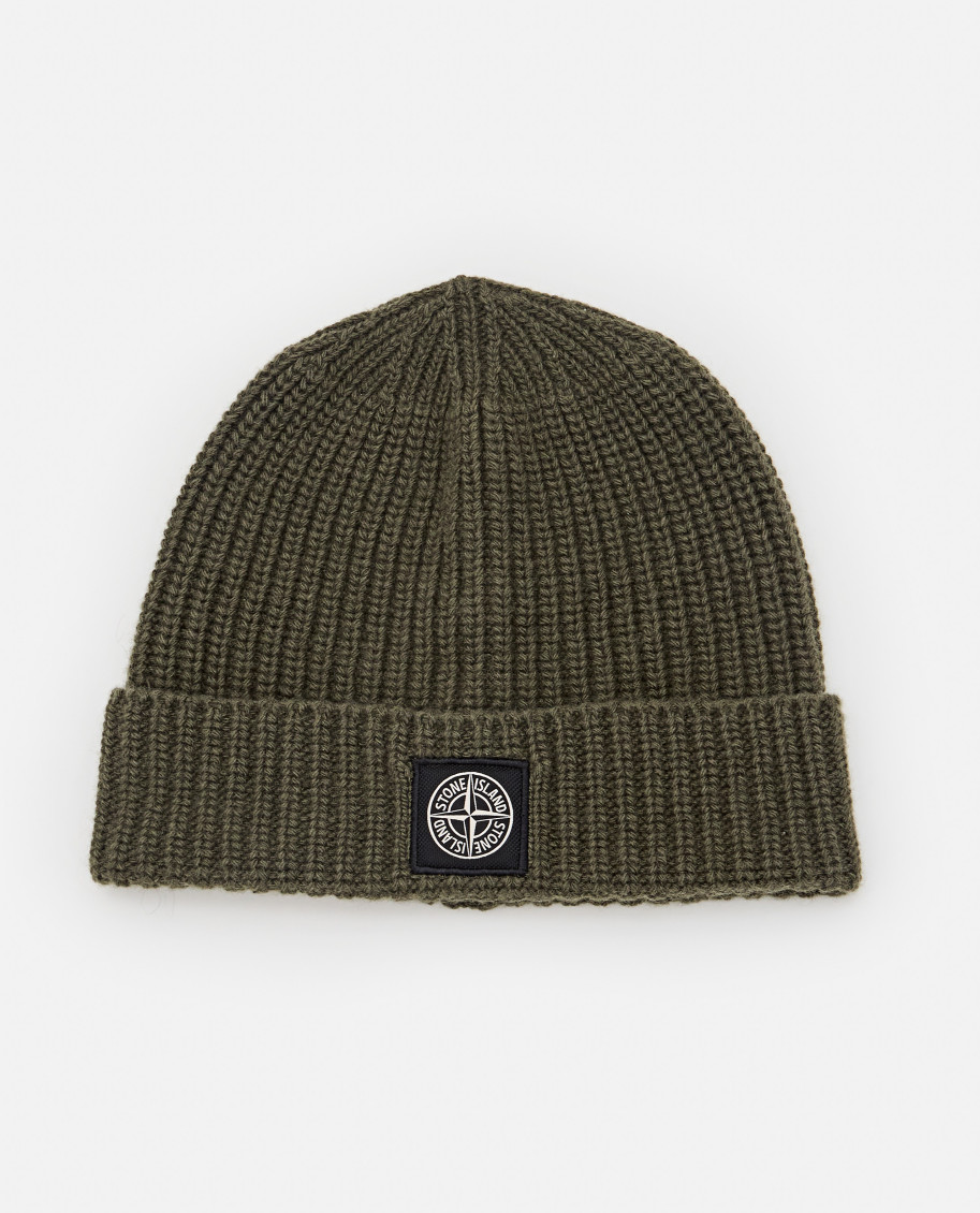 스톤아일랜드 남성 - Logo Wool Beanie 8115N10B5-V0059