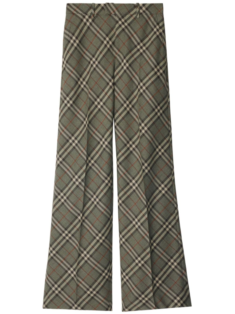 Vintage Check-pattern trousers - Grey