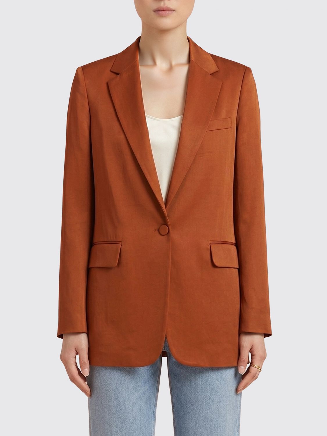 Jacket Woman color Rust